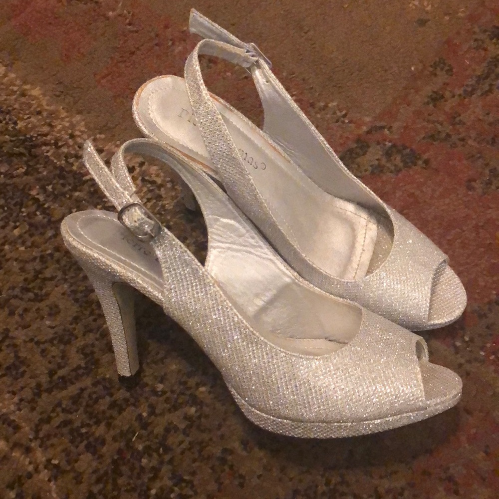 Pierre Dumas glitter heel